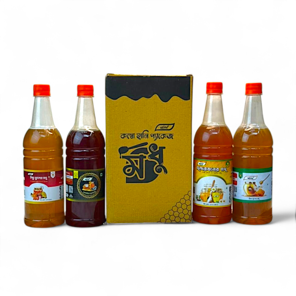 কালোজিরা কম্বো হানি প্যাকেজ ৪ কেজি